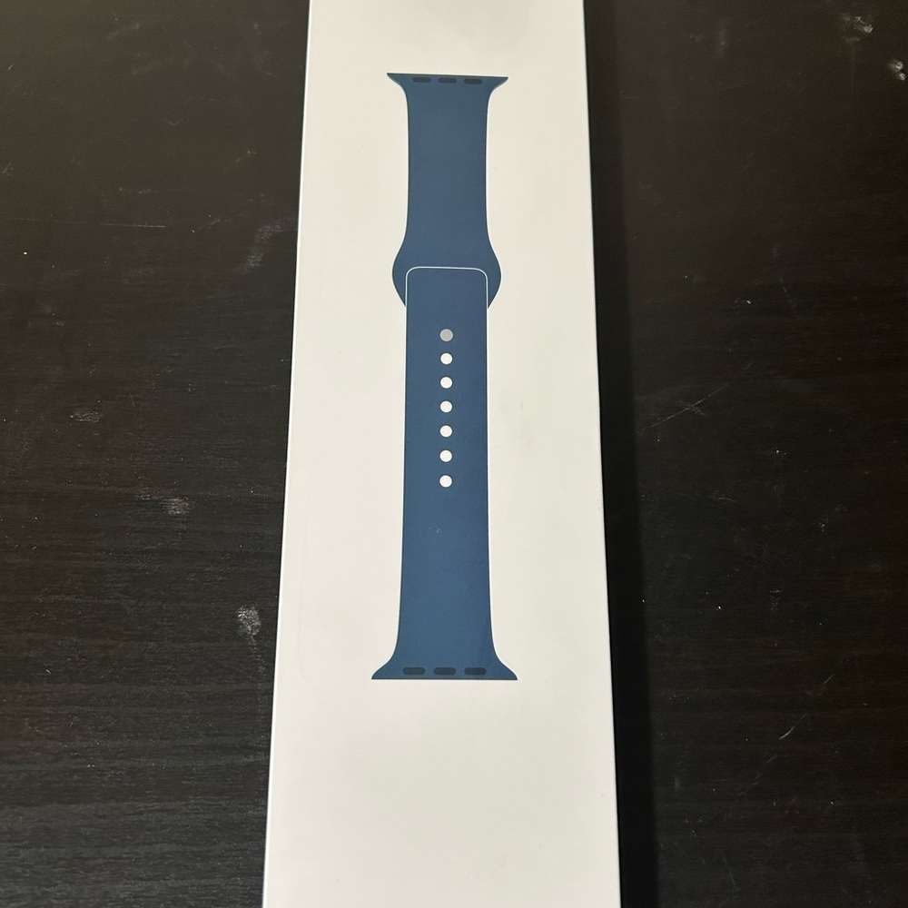 Apple Sport Band for Watch - Abyss Blue, Size Regular (45mm)